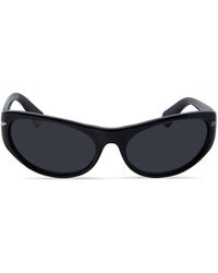 Off-White c/o Virgil Abloh - Napoli Oval-frame Sunglasses - Lyst