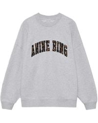 Anine Bing - Sweat Miles À Imprimé Léopard - Lyst