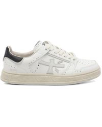 Premiata - Quinn Perforated Logo-Detail Sneakers - Lyst