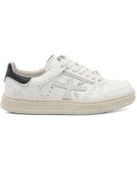 Premiata - Quinn Perforated Logo-Detail Sneakers - Lyst