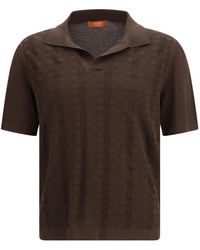 Cruna - Levante Knitted Polo Shirt - Lyst