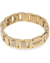 Guess - Frontiers Crystal-Embellished Link Bracelet - Lyst