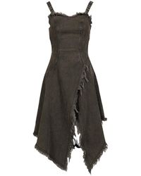 VIVAMUS - Fringe-Trimmed Open-Back Dress - Lyst