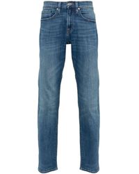 FRAME - Halbhohe Slim-Fit-Jeans - Lyst