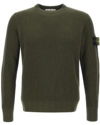 Stone Island - Round-Neck Knitwear - Lyst