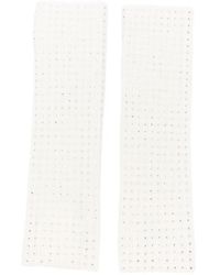Maje - Wool And Rhinestone Mittens - Lyst
