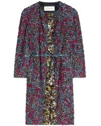 Dries Van Noten - Mantel Met Cape - Lyst