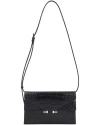 Tom Ford - Crocodile-Effect Shoulder Bag - Lyst