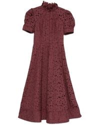 Rebecca Vallance - Kitsu Short Sleeve Midi Dress - Lyst