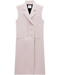 Courreges - Sleeveless Double-Breasted Coat - Lyst
