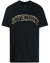 Givenchy - Logo-Patch Cotton T-Shirt - Lyst