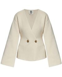 By Malene Birger - Doppelreihiger Tinley Blazer mit Glockenärmeln - Lyst