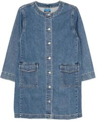 SPORT b. by agnès b. - ロゴパッチ デニムドレス - Lyst