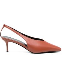 SERGIO MORETTI FIRENZE - Pointed-Toe Slingback Pumps - Lyst