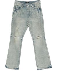 Purple Brand - P026 Ripped Bootcut Denim - Lyst