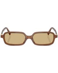 Miu Miu - Rectangle-Frame Sunglasses - Lyst
