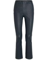 Arma - Panelled Leather Trousers - Lyst