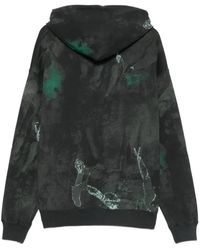 Off-White c/o Virgil Abloh Graffiti Hoodie in Natural for Men | Lyst