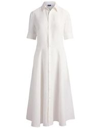 Polo Ralph Lauren - Midi Button-Down Dress - Lyst