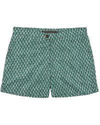 Slowear - Geometric-Pattern Swim Shorts - Lyst