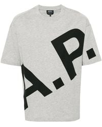A.P.C. - Katoenen T-Shirt - Lyst