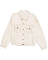 Rhude - Gerafeld Denim Jack - Lyst