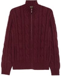 Doriani - Cardigan Mit Zopfmuster - Lyst