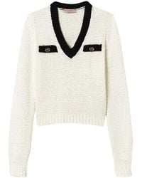 Twinset - Oval T ボタンディテール プルオーバー - Lyst