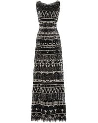 Saiid Kobeisy - Embroidered Long Dress - Lyst