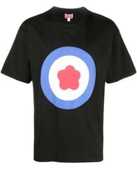 KENZO - Oversized T-Shirt With Target Print - Lyst