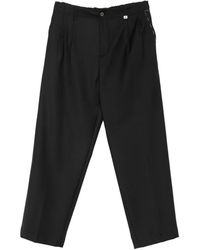 Myths - Pleated-Front Straight-Leg Trousers - Lyst