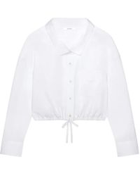 Givenchy - Blouse Met Cropped Kraag - Lyst