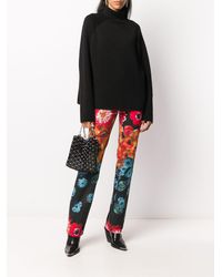 Just Cavalli Vaqueros bootcut con estampado floral - Rojo
