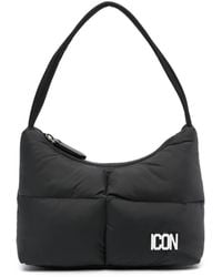 DSquared² - Gepolsterte Schultertasche Mit Gothic-Logo - Lyst