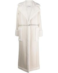 Iceberg - Zip-Detail Single-Breasted Coat - Lyst