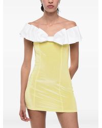 Adriana Hot Couture - Bow-Detail Mini Dress - Lyst