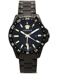 Versace Sport Tech Gmt 45mm 腕時計 - ブラック