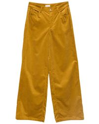 Liu Jo - Corduroy Palazzo Trousers - Lyst