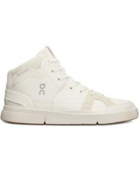 On Shoes - The Roger Clubhouse Mid "white/sand" スニーカー - Lyst