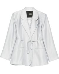 ELEH - Tie-Belt Blazer - Lyst