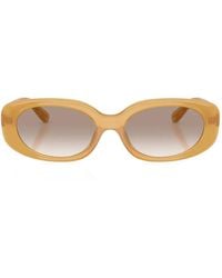 COACH - Oval-Frame Sunglasses - Lyst