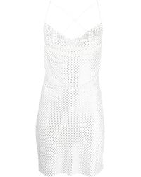 P.A.R.O.S.H. - Stud-Embellished Mini Dress - Lyst