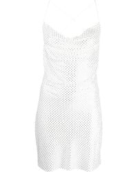 P.A.R.O.S.H. - Stud-Embellished Mini Dress - Lyst
