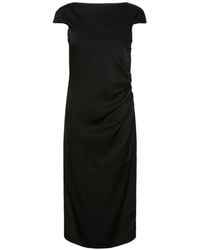 Max Mara - Side-Slit Midi Dress - Lyst