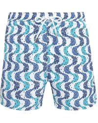 Amir Slama - Wave-Print Swim Shorts - Lyst