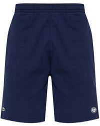 Lacoste - X Roland Garros Short À Patch Logo - Lyst