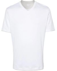 Eleventy - Layered-details Cotton T-shirt - Lyst