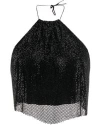 MANURI - Haut Crop À Ornements Strassés - Lyst