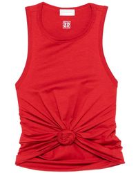 Magda Butrym - Rosette-Detail Cropped Top - Lyst