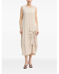 Joseph Ribkoff - Crinkle-Effect Ruffled Midi Dress - Lyst